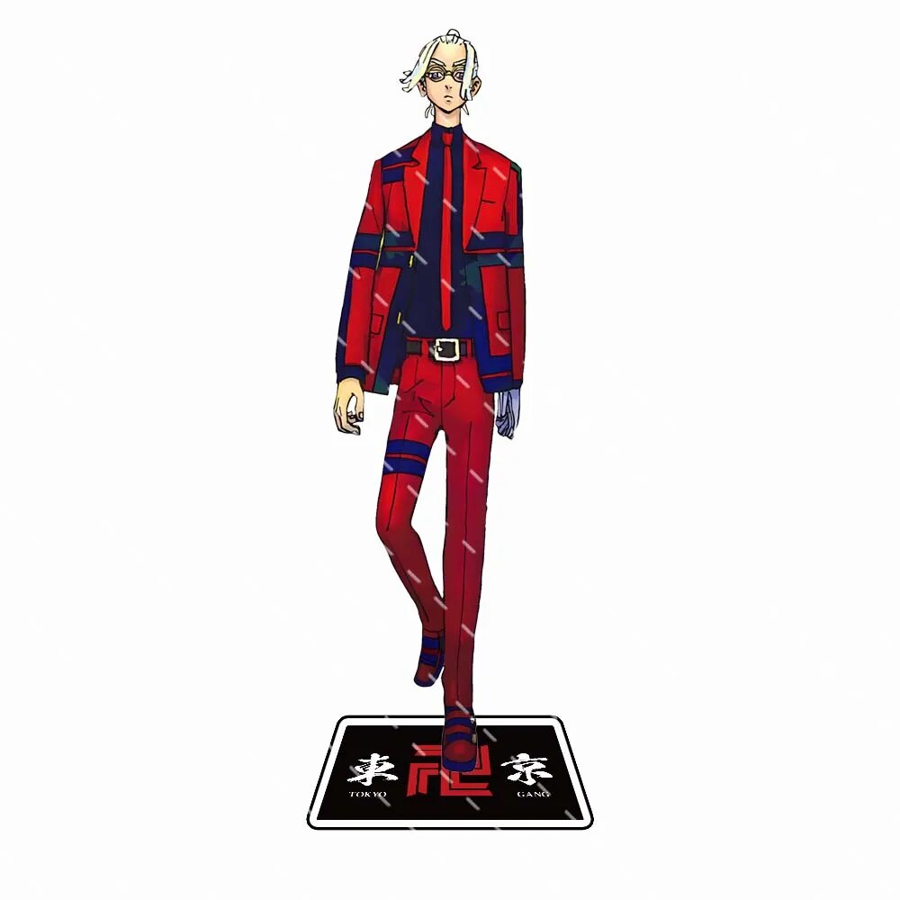 Mô hình Standee Anime Figure Haitani Ran Cosplay Tokyo Revengers 4 Phụ kiện trang trí để bàn góc học tập