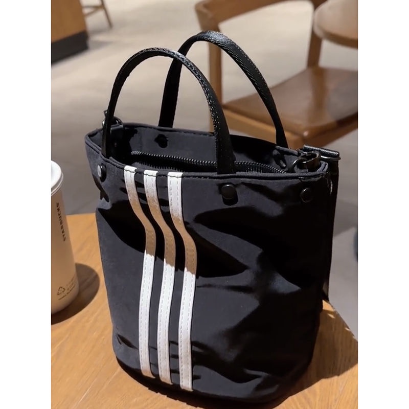 Jh Hàng Có Sẵn Túi Xách Đeo Vai Ba Ngăn Bằng Vải oxford Nhỏ Phong Cách Mới Đơn Giản Dễ Phối Đồ Dành Cho Bạn Nữ