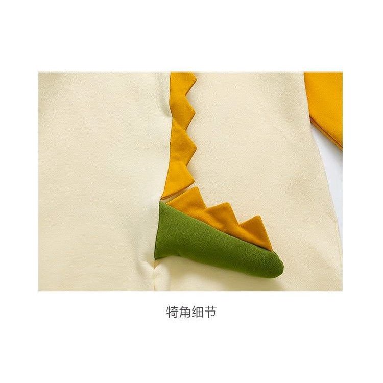 Áo Liền Quần Hình Khủng Long Nhỏ Thời Trang Xuân Thu Cho Bé Hoạt Hình