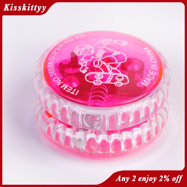 Nụ Hôn Đèn led Phát Sáng Đồ Chơi yo-yo Quà Tặng Sinh Nhật Lễ Hội Cho Trẻ Em