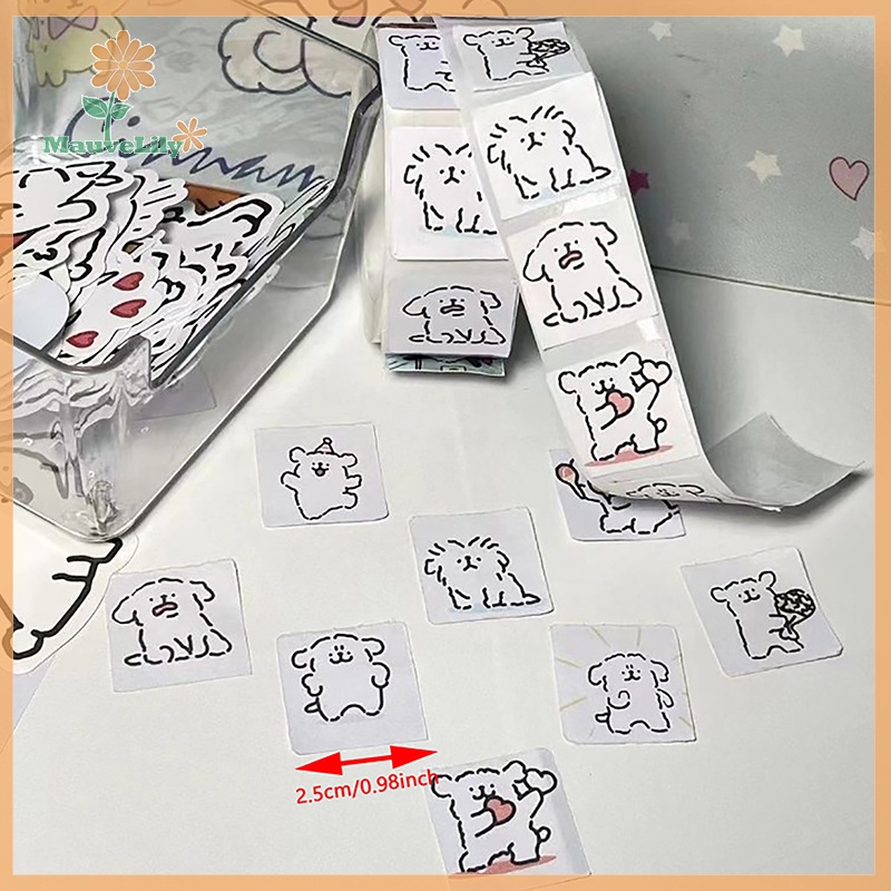 Bộ 500 Nhãn Dán Hoạt Hình Dùng Trang Trí Quà Tặng Cho Bé