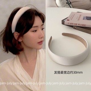 Băng đô trơn lụa bản to