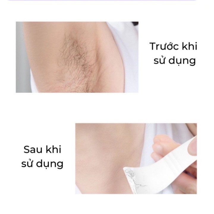 Kem tẩy lông nhẹ nhàng không gây kích ứng, làm sạch lông nhanh chóng, dùng cho toàn thân, nách và vùng kín chân.