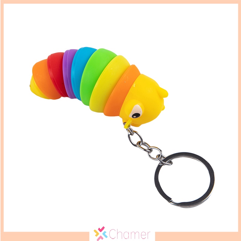 Móc Khóa Hình Sâu Bướm Mắt To Dễ Thương Giảm Căng Thẳng Cho Thú Cưng Văn Phòng