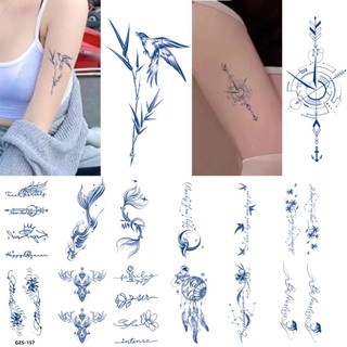 Miếng dán hình xăm tạm thời, Với thiết kế siêu  độc đáo và cute dành cho các bạn yêu tattoo - The Sally Shop