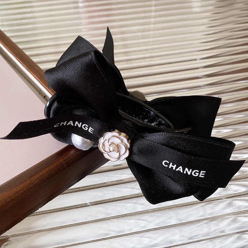 Kẹp Tóc Hình Nơ Đính Ngọc Trai Nhân Tạo Thời Trang 2023