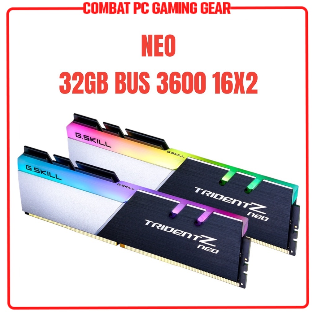 Ram Gskill Trident Z Neo RGB DDR4 8GB 16GB 32GB 64GB Bus 3200Mhz 3600Mhz Hàng Chính Hãng
