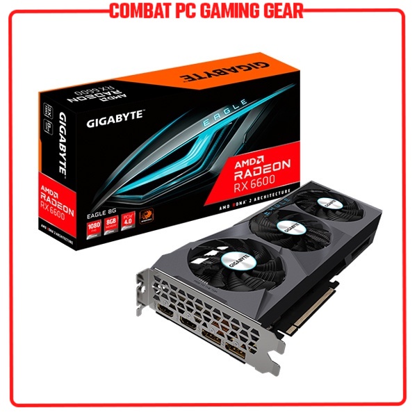 VGA Card Màn Hình Gigabyte Radeon RX 6600 Eagle 8GB GDDR6 hàng chính hãng