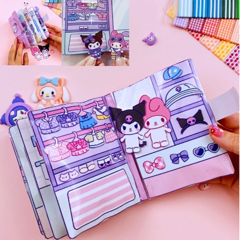 Sanrio Sách Đồ Chơi Bóp Giảm Căng Thẳng Hình Động Vật Dễ Thương diy