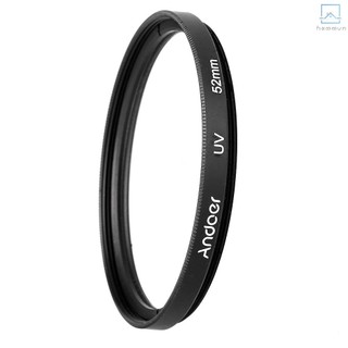 Kính lọc tia uv 52mm siêu tím bảo vệ ống kính máy ảnh canon dslr andoer 52mm