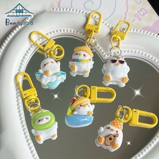 Móc Khóa Hình Chú Vịt Hoạt Hình mini Dễ Thương