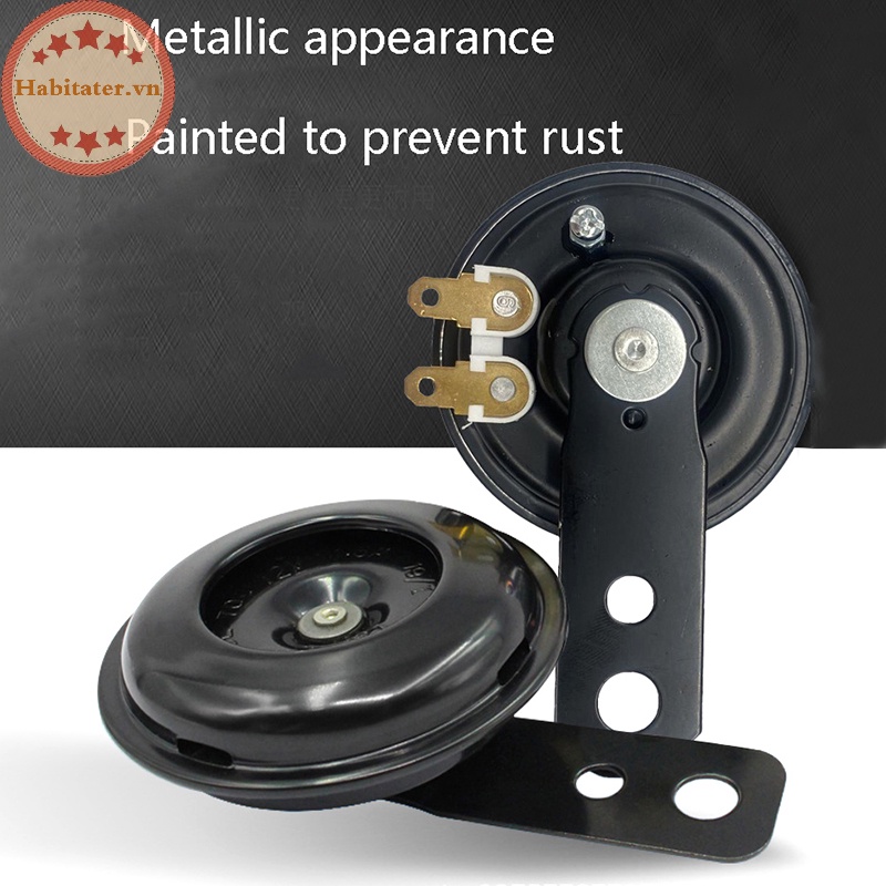 Còi Điện 12v 1.5a 105db Chống Thấm Nước Thông Dụng Cho Xe Hơi / Xe Tải / suv vn