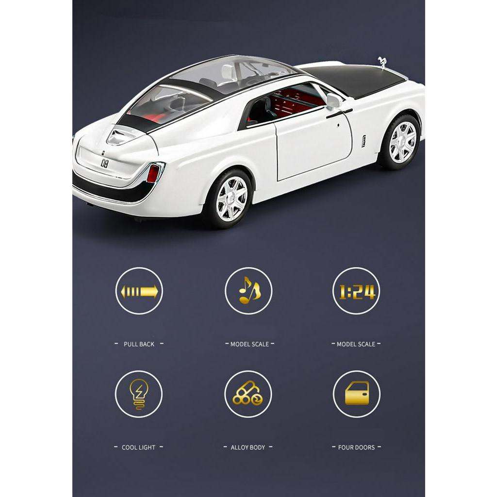 1:24 rolls-royce sweptail car alloy car model diecasts & toy vehicle đồ chơi bằng kim loại bộ sưu tập mô hìnhtăng ô tô