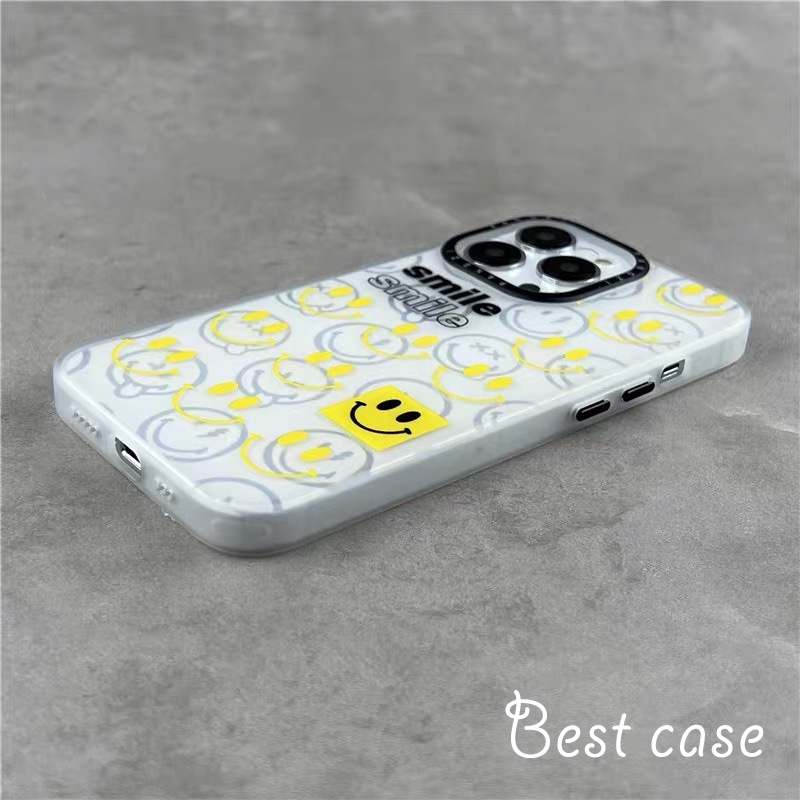 Ốp Điện Thoại acrylic Cứng In Hình Mặt Cười Cho iphone 11 12 13 14 pro max