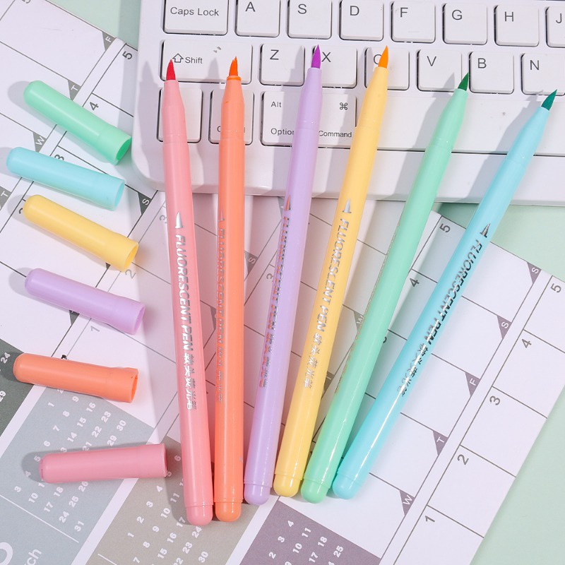 Bộ 6 Bút Lông Đầu Mềm Dùng Vẽ Tranh Màu Nước Sáng Tạo diy