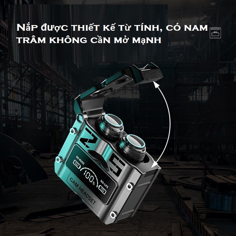 Tai Nghe Bluetooth M25 Gaming âm thanh tốt, độ trễ thấp, pin trâu 5-6 tiếng, chống ồn, thích hợp chơi game PKSAIGON