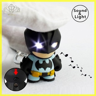 Móc Khóa Hình batman Có Đèn led Độc Đáo