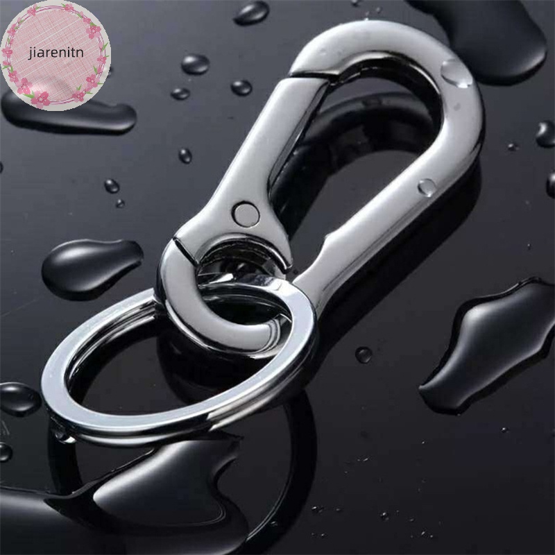 Jiarenitn Móc Chìa Khóa Bằng Thép Không Gỉ Hình Móng Ngựa Chống Thất Lạc Thời Trang Cho Nam vn