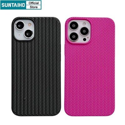 Suntaiho ốp lưng iphone Ốp Điện Thoại Silicon Mềm Chống Trượt Cho iphone 15 13 12 11 pro max 14 pro max max ip 8 7 plus xs max xr