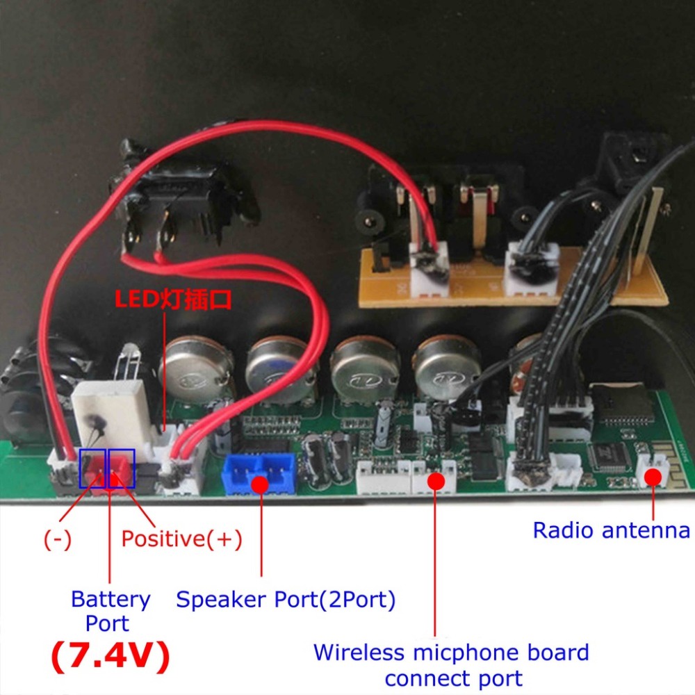 Bảng Mạch Khuếch Đại Âm Thanh Kỹ Thuật Số 9v 7.4V 80w Cho Loa 8-12 inch