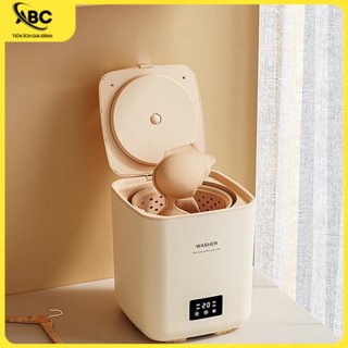 Máy giặt đồ lót mini diệt khuẩn ion bạc cao cấp , máy giặt quần áo trẻ mini dung tích lớn 7L [ CỬA HÀNG ABC ]