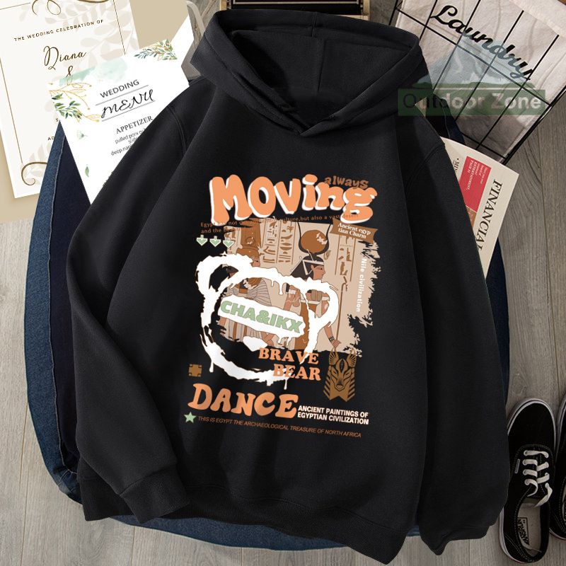 Áo hoodie In Hình Gấu Thời Trang Xuân Thu 2023 Mới Cho Nam