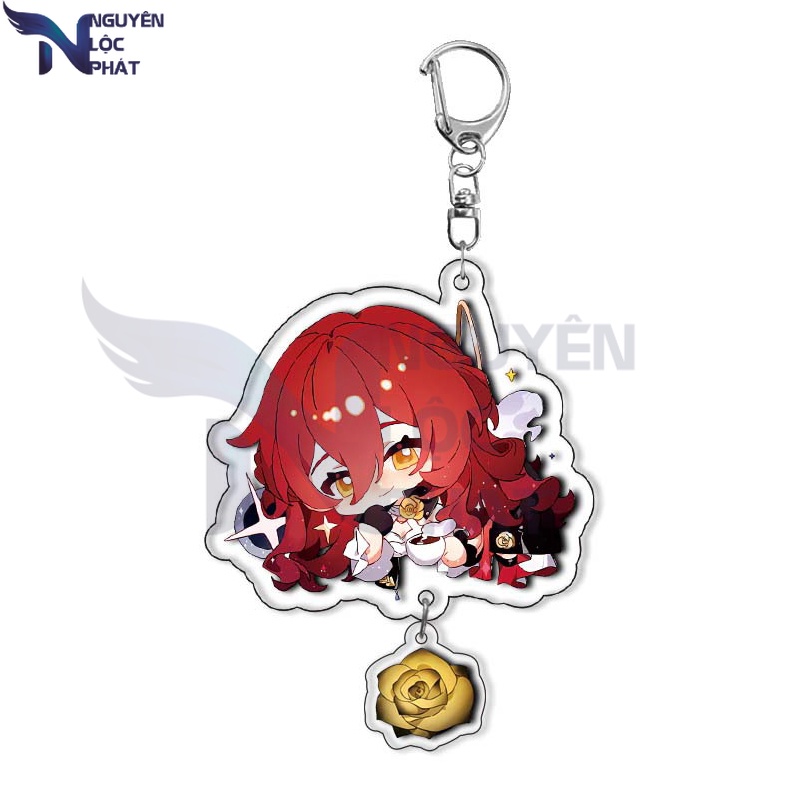 Imbibitor lunae star rail keychain kafka blade double piece acrylic mặt dây chuyền nlp shop