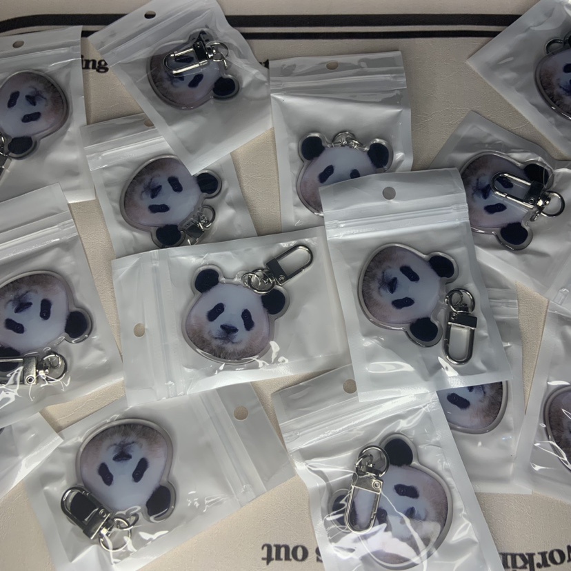 Móc Khóa Hình Gấu Trúc Dễ Thương