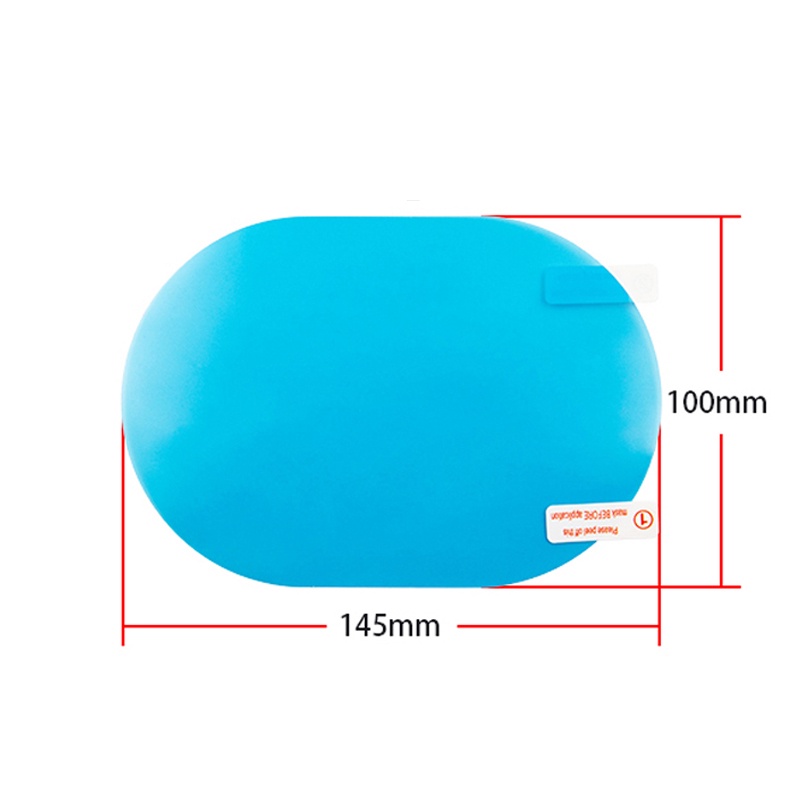 Bộ 4 Miếng Phim Dán Chống Sương Mù / Nước Mưa Cho Gương Chiếu Hậu Xe Hơi