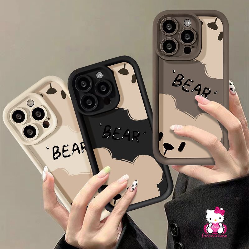 Dễ Thương Ốp Điện Thoại Hình Gấu Cho realme c33 c51 c21 c25y c21y c55 c20 c15 c35 c25 c30 c17 c31 c53 c11 c12 c20a 5i 6i 5s 9i 5 7In535