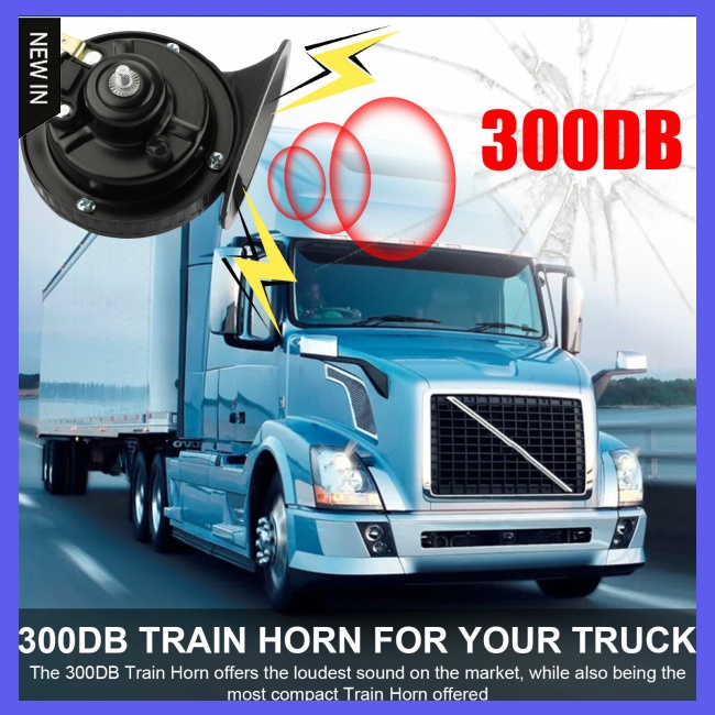 Bộ 2 Kèn Hơi Siêu Lớn 300db 12v Không Thấm Nước Cho Xe Hơi / Xe Tải / Tàu Thuyền