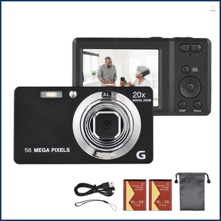 Portable Digital Camera with 2pcs Batteries and Hand Strap - Perfect for Kids and Teens