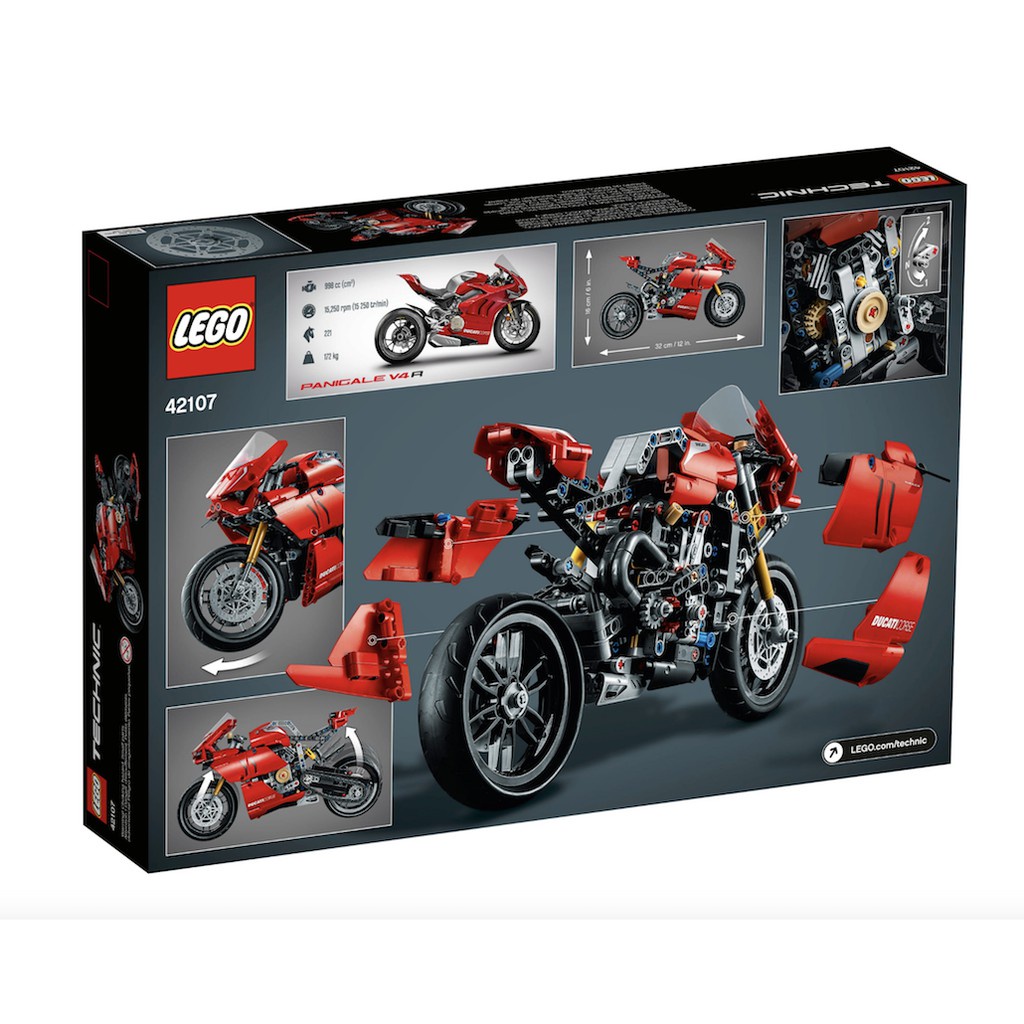 Lego HaHa - Lego Technic - Siêu xe Ducati Panigale V4 R - 42107