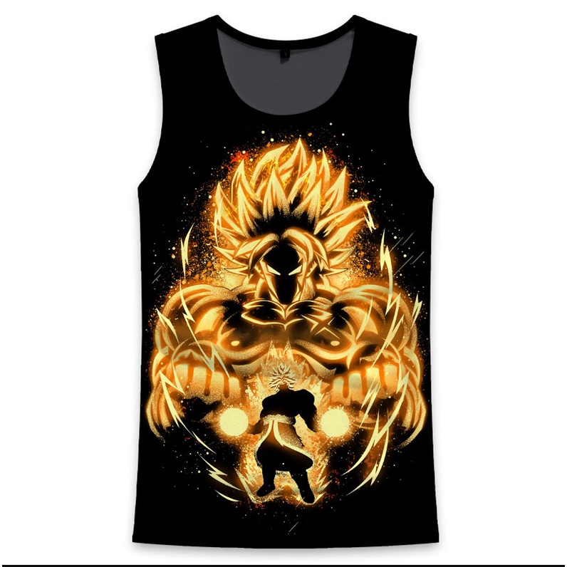 Áo Thun Ba Lỗ In Hoạt Hình dragon ball Thời Trang Mùa Hè Trẻ Trung Cho Nam