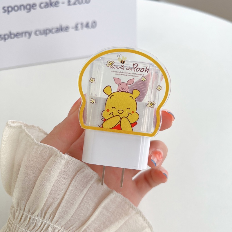 Vỏ Bảo Vệ Hộp Sạc Nhanh Bằng tpu Hình Bánh Mì Cho iphone 15 14 13 12 fast charger 18w 20w