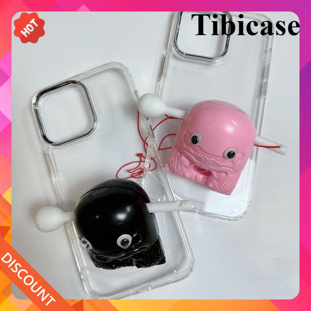 Ốp lưng gõ mõ trong có gắn pop vui nhộn Nhựa TPU Chống nước