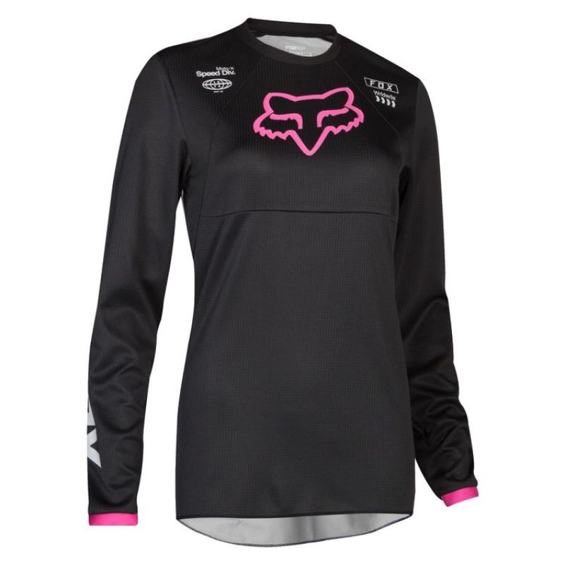 Áo Thun Thể Thao Xe Đạp Đua fox racing 180 2024 Nhanh Khô Thoáng Khí Cho Nữ