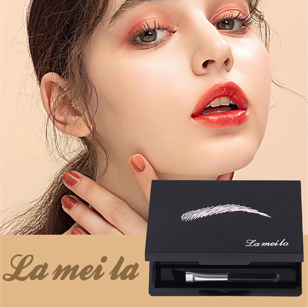 Bột lông mày ba màu không thấm nước, chống mồ hôi, không phai và lâu trôi cho người mới bắt đầu, chì kẻ mày tự nhiên nhỏ gọn và di động dành cho nữ JULYSTAR