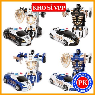 Bộ đồ chơi ô tô biến hình thành rô bốt robot cho bé , đồ chơi cho bé trai từ 2 đến 10 tuổi E94
