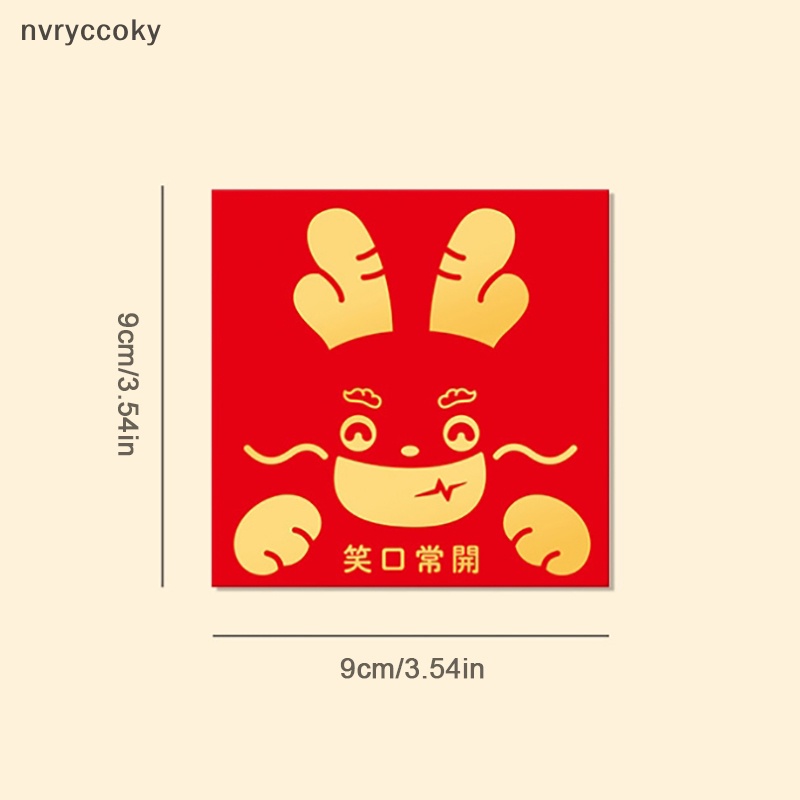 Set 6 Bao Lì Xì Hình Rồng Trung Hoa 2024