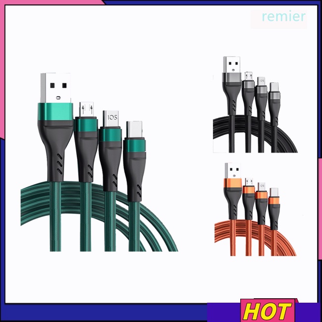 Dây Cáp Sạc Nhanh 100w 6a 1.2m Đa Năng Cho android
