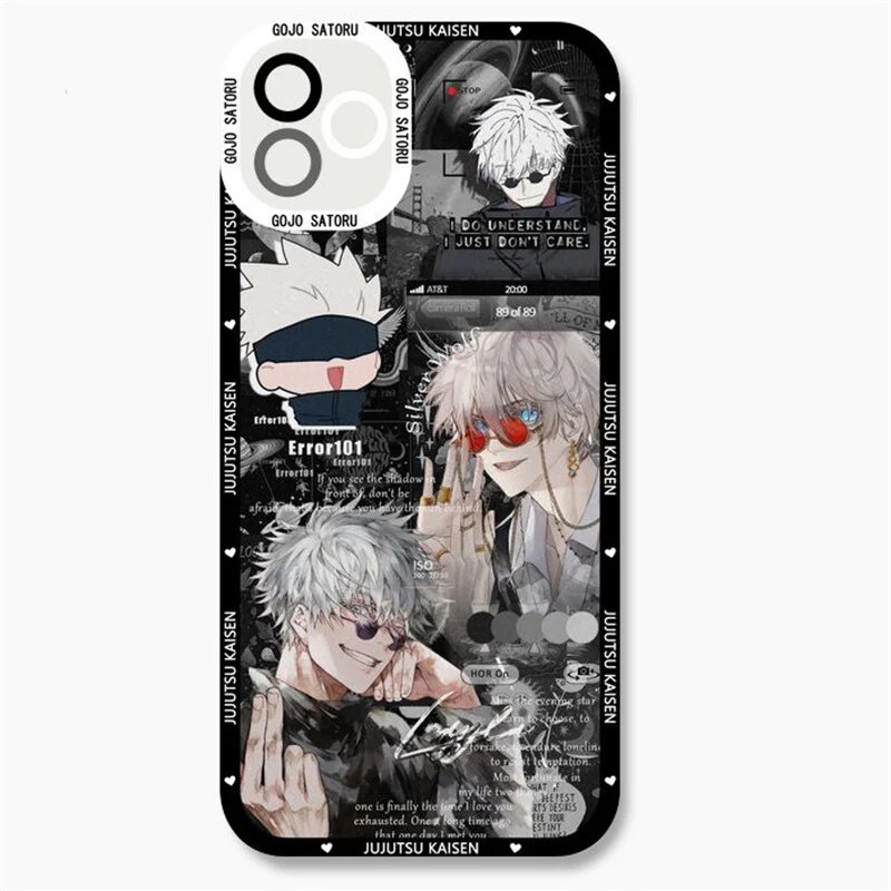 Ốp lưng iphone cạnh vuông Nhân Vật Jujutsu Kaisen Satoru Gojo Mix 8plus/x/xs/11/12/pro/max/plus/promax