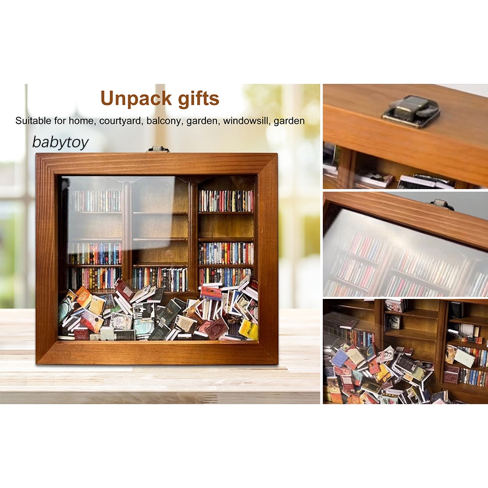 Kệ Sách Thư Viện Giảm Căng Thẳng Bằng Gỗ Thích Hợp Làm Quà Tặng Giảm Căng Thẳng Cho Thư Viện Phía Đông Nam Á - Matcha