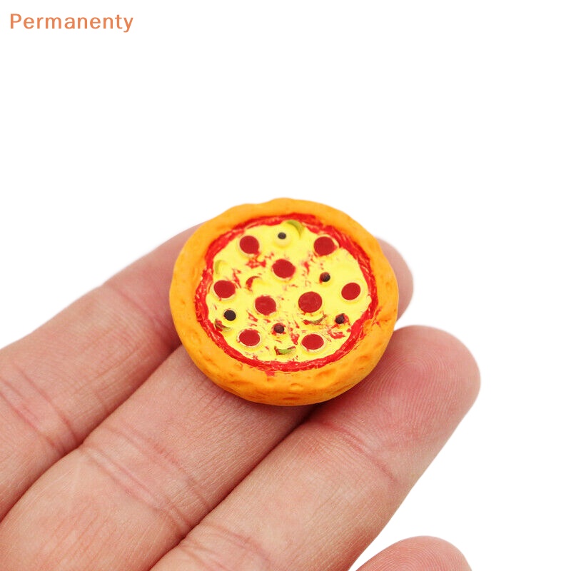 1 Bộ Bánh pizza Thu Nhỏ 1: 12 Trang Trí Nhà Búp Bê