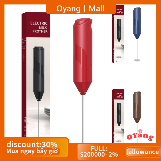 Máy Đánh Sữa Tạo Bọt Cà Phê mini Cầm Tay Chạy Bằng Pin