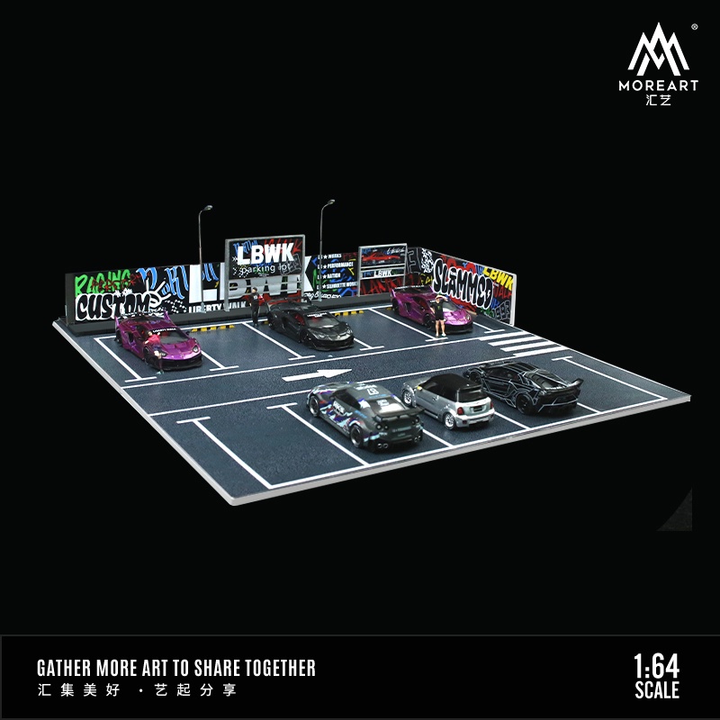 Moreart Đèn led Đỗ Xe rwb / lbwk Tỉ Lệ 1: 64