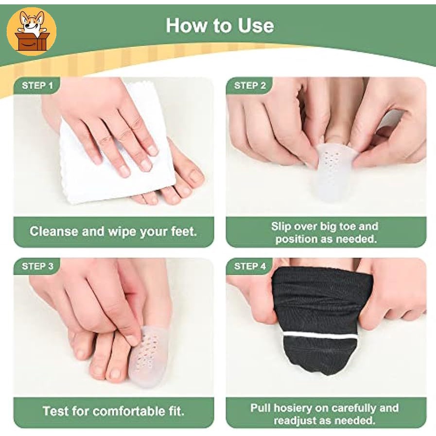 Đệm Bảo Vệ Ngón Chân Thoáng Khí Có Lỗ Cung Cấp Ngô