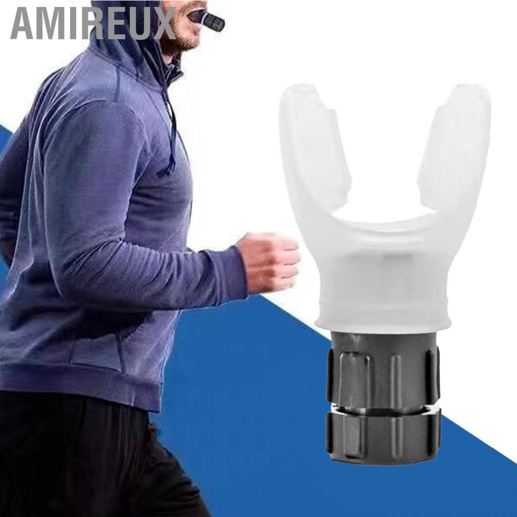 Amireux Lung  Training Device  Increasing Vital Portable Easy To Clean Adjustable  Exerciser Expander for Sports