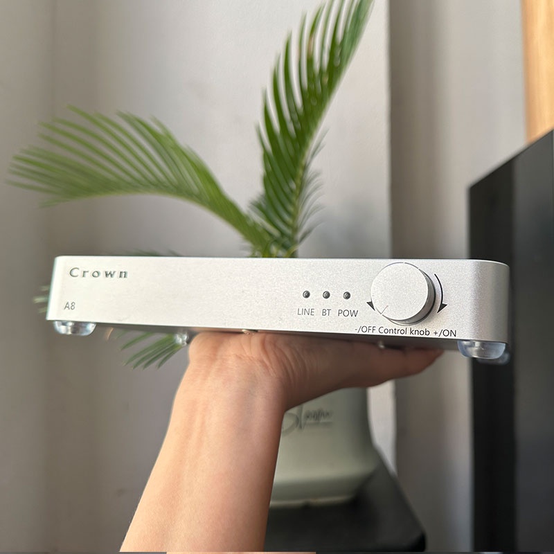 Amply cao cấp Crown A8 - Nhỏ Gọn - Chi Tiết - Sang Trọng - Công Suất 80Wx2
