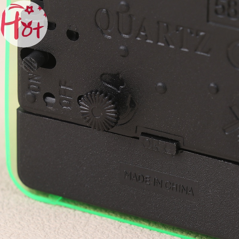 Jr 1 Đồng Hồ Báo Thức Để Bàn mini Hình Vuông Dùng Trang Trí Phòng Ngủ / Học